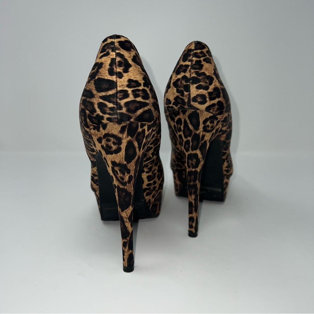 Charlotte Russe Leopard Platform High Heels - Picture 4 of 6